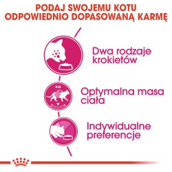 ROYAL CANIN Exigent Savour Sensation karma sucha dla kotów dorosłych, wybrednych, kierujących się teksturą krokieta 4 kg