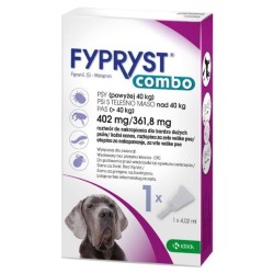 KRKA Fypryst Combo powyżej 40 (402mg/4,02ml) - 1 pipeta 1x 1 pipeta