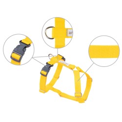 AMIPLAY Szelki Guard Samba - Żółte XL