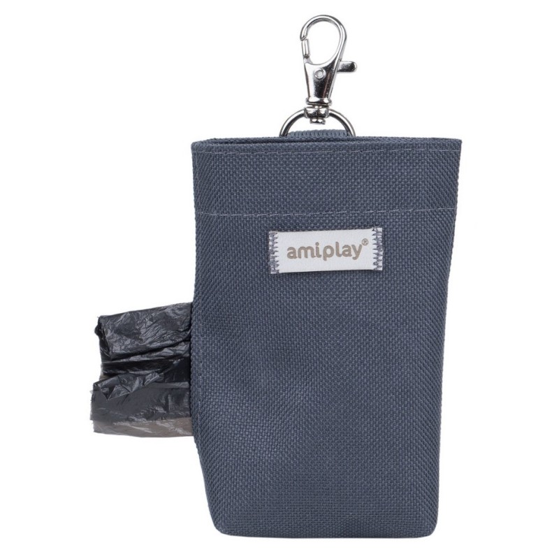 AMIPLAY Torebka na worki do odchodów Samba - Szara