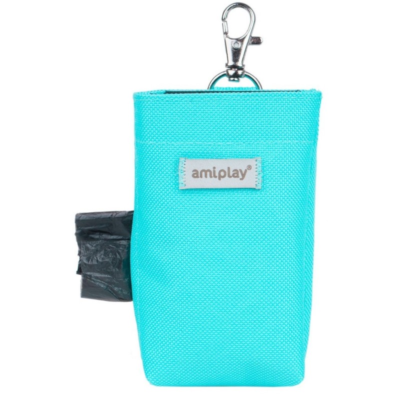 AMIPLAY Torebka na worki do odchodów Samba - Turkusowa