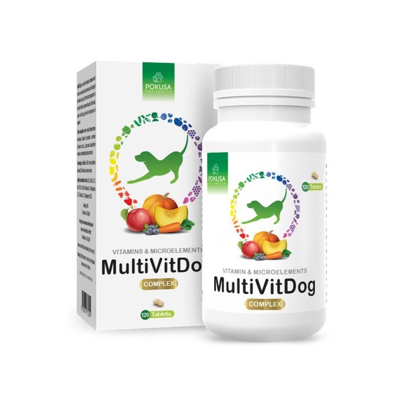 POKUSA GreenLine MultiVit Dog 120 tabl.