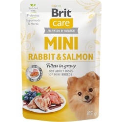 BRIT CARE Mini Rabbit and Salmon 85g (saszetka)