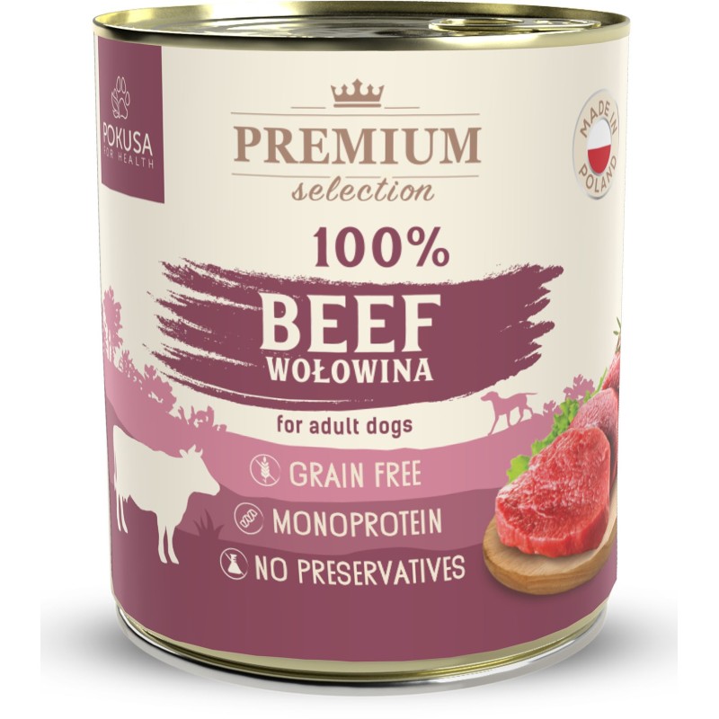 POKUSA Premium Selection 100% Wołowina 850g