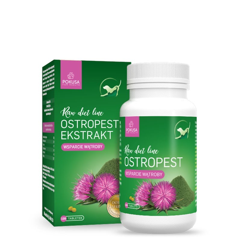 POKUSA RawDietLine Ostropest / Milk thistle 120 tabl.