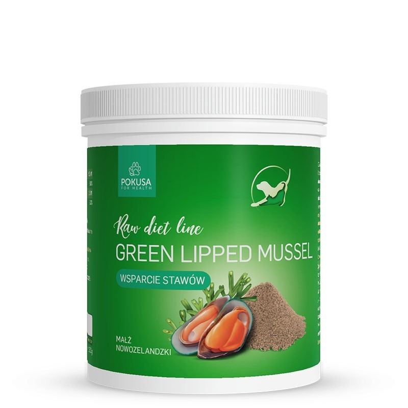 POKUSA RawDietLine Green Lipped Mussel (Małża nowozelandzka) 150g