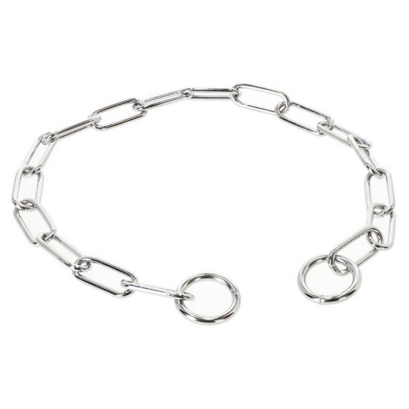 DINGO Obroża łańcuszkowa dławik - długie ogniwo 3 x 50 cm