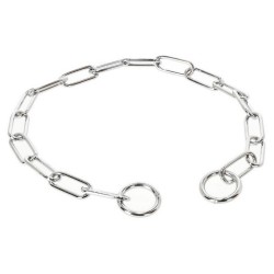 DINGO Obroża łańcuszkowa dławik - długie ogniwo 3 x 55 cm