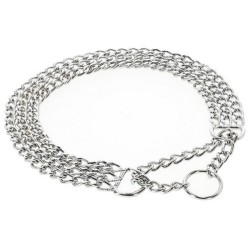 DINGO Obroża łańcuszkowa zaciągana - potrójna 3 x 75 cm