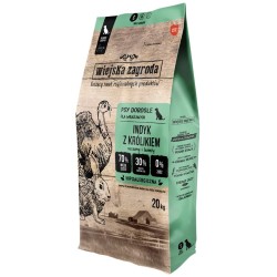 WIEJSKA ZAGRODA dla psa - Indyk z królikiem 2kg