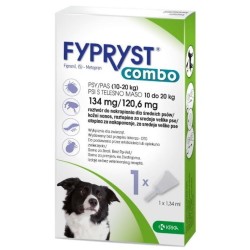 KRKA Fypryst Combo 10 - 20 kg 10 x 1 pipeta