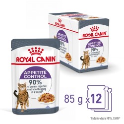 ROYAL CANIN Appetite Control Care karma mokra w galaretce dla kotów dorosłych, uporczywie domagających się jedzenia 85g