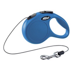 FLEXI CAT Smycz automatyczna New Classic XS (3m) do 8kg - Niebieska