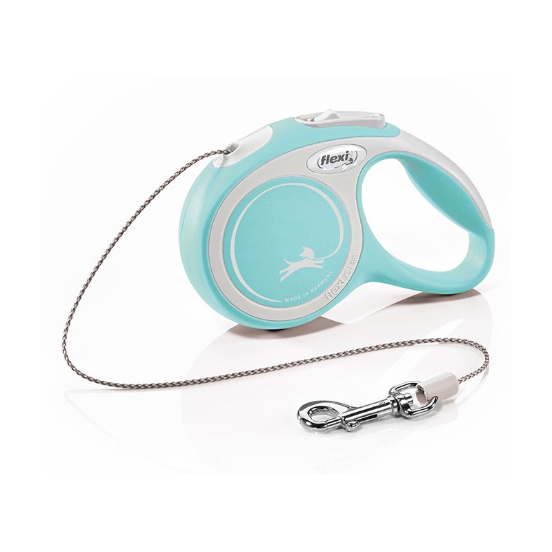 FLEXI Smycz automatyczna New Comfort XS linka 3 m do 8kg - Jasnoniebieska