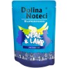 DOLINA NOTECI Superfood dla Psa Cielęcina i Jagnięcina (saszetka) 12x 300g