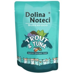 DOLINA NOTECI Superfood dla kota Pstrąg i Tuńczyk (saszetka) 85g