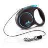 FLEXI Smycz automatyczna Black Design XS linka 3 m do 8kg - Niebieska
