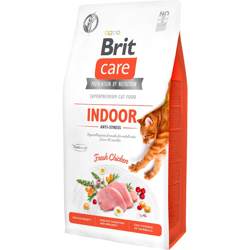 BRIT CARE CAT Grain-Free Indoor Anti-stress 7 kg