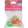 ZOLUX Zabawka dla kota - zestaw 3 różnych zabawek (4 cm)