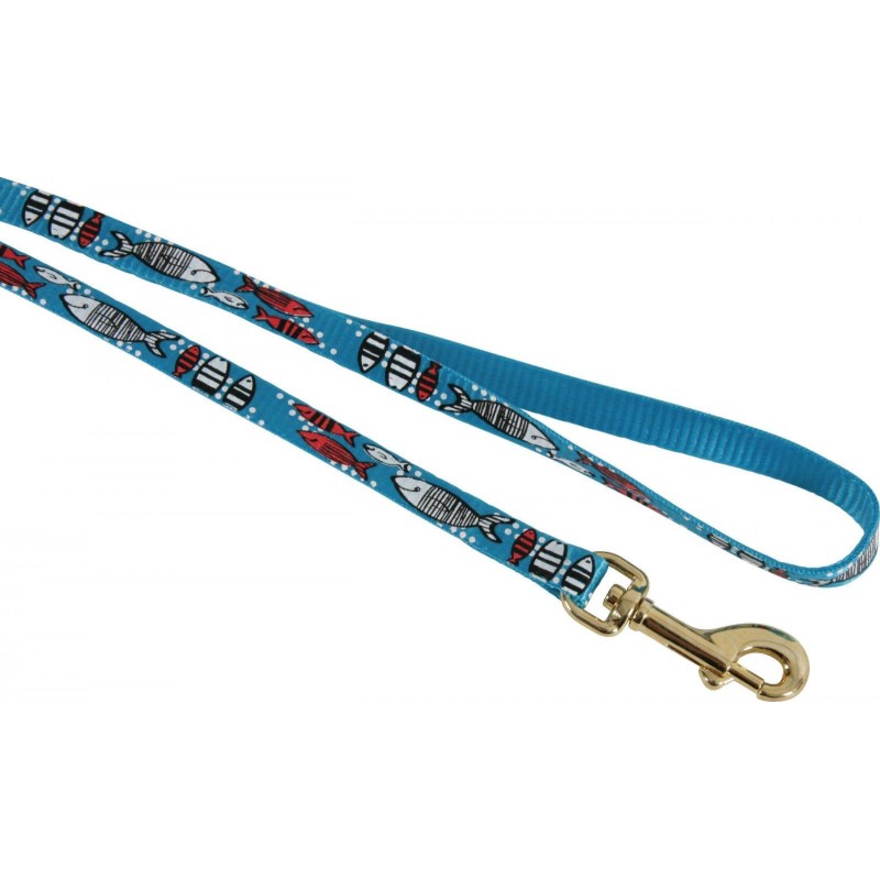 ZOLUX Smycz nylonowa dla kota Sardine 1 m - turkusowy