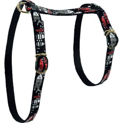 ZOLUX Szelki nylonowe dla kota Sardine 10 mm - czarny