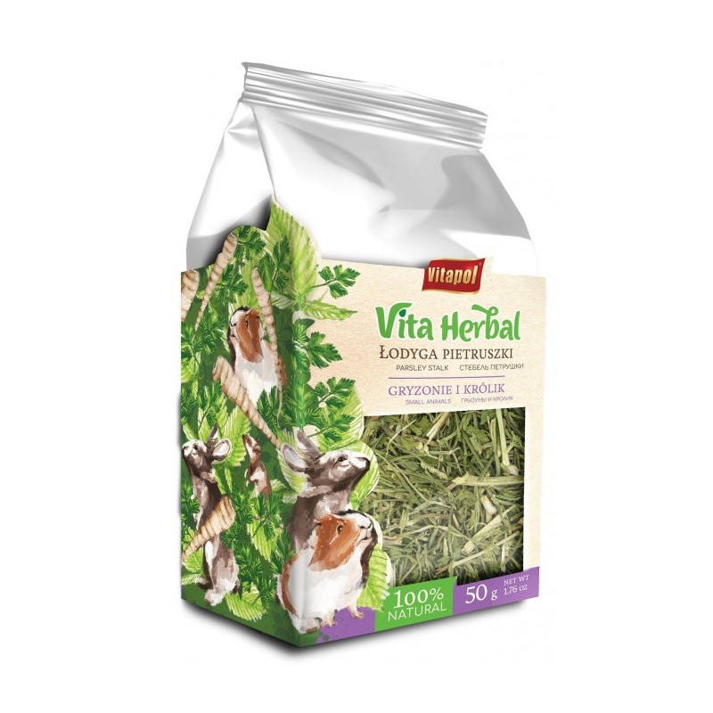 VITAPOL Vita Herbal dla gryzoni i królika - łodyga pietruszki 50g