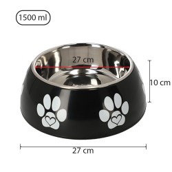 DINGO miska "Fibi" - czarna 0,9l