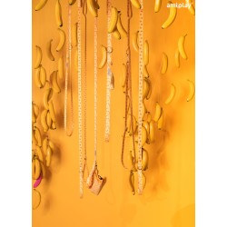 AMIPLAY Obroża regulowana BeHappy - Banana S