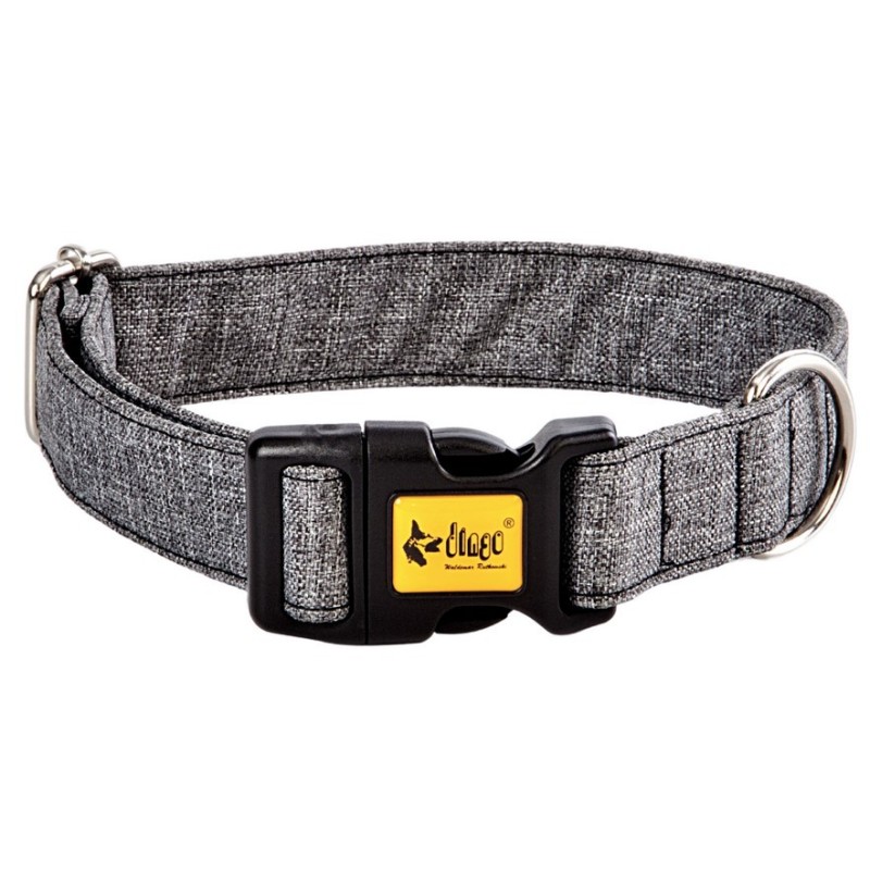 DINGO obroża "Scandi" - szara 3,0 x 60 cm