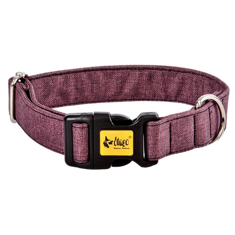 DINGO obroża "Scandi" - fioletowa 4,0 x 75 cm