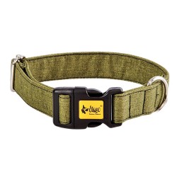 DINGO obroża "Scandi" - zielona 3,0 x 60 cm