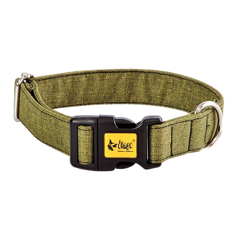 DINGO obroża "Scandi" - zielona 3,0 x 60 cm