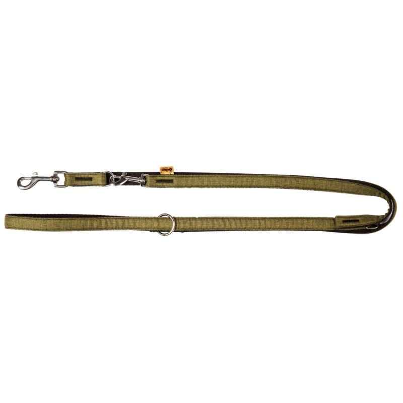 DINGO smycz "Scandi" przedłużana - zielona 3,0 x 220 cm