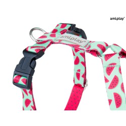AMIPLAY Szelki regulowane Guard BeHappy - Watermelon S