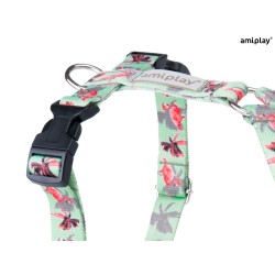 AMIPLAY Szelki regulowane Guard BeHappy - Flamingo L