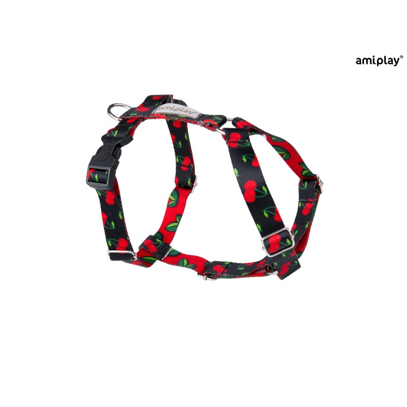 AMIPLAY Szelki regulowane Guard BeHappy - Cherry S