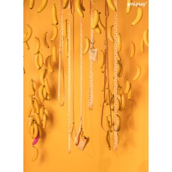 AMIPLAY Smycz regulowana 7 in 1 BeHappy - Banana L