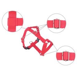 AMIPLAY Szelki Guard Samba - Czerwone XL