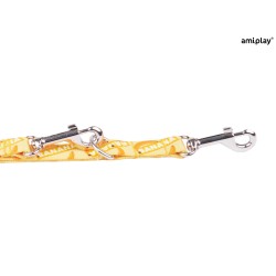 AMIPLAY Smycz regulowana 7 in 1 BeHappy - Banana S