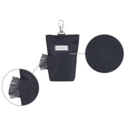 AMIPLAY Torebka na worki do odchodów Samba - Czarna