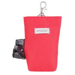 AMIPLAY Torebka na worki do odchodów Samba - Czerwona