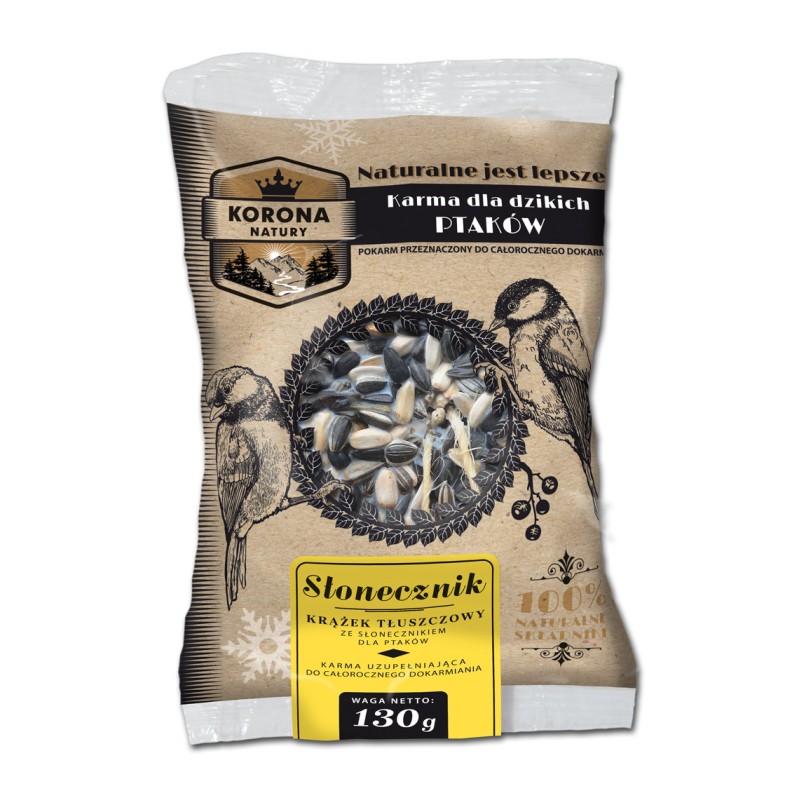 NATURAL-VIT Korona Natury Krążek tłuszczowy 130g - słonecznikowy