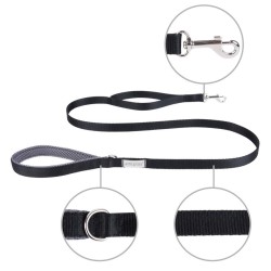 AMIPLAY Smycz Samba - Czarna M