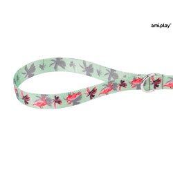AMIPLAY Smycz BeHappy - Flamingo XL