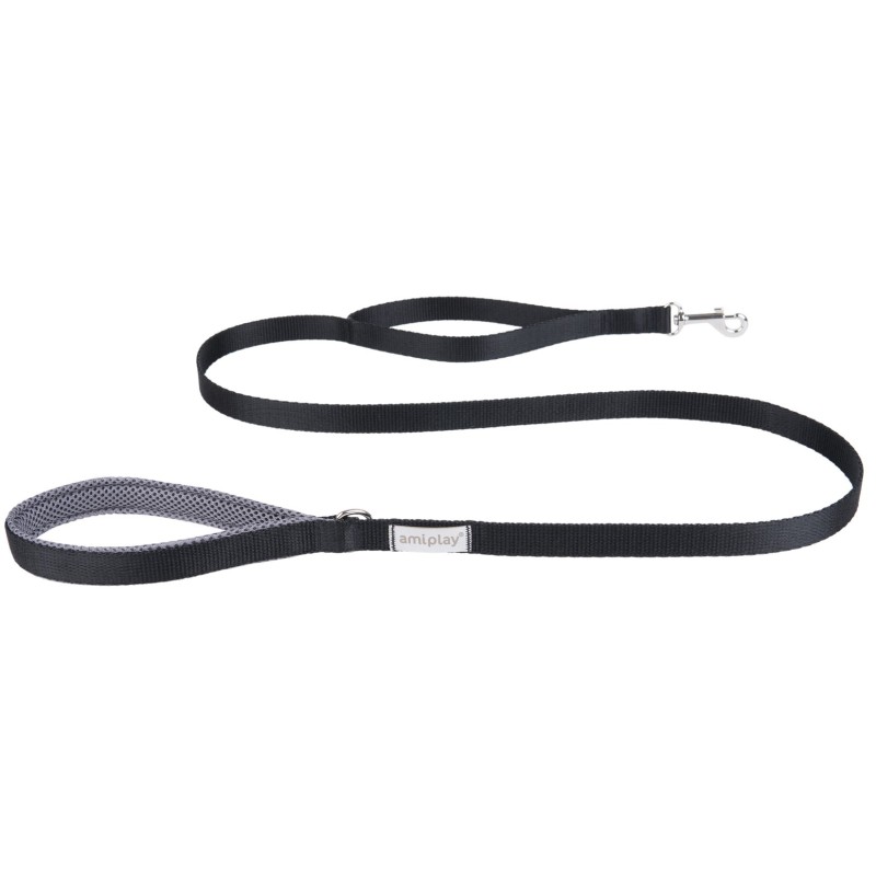 AMIPLAY Smycz Samba - Czarna XL