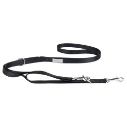 AMIPLAY Smycz regulowana 7 in 1 Samba - Czarna XL