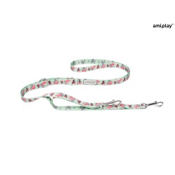 AMIPLAY Smycz regulowana 7 in 1 BeHappy - Flamingo L