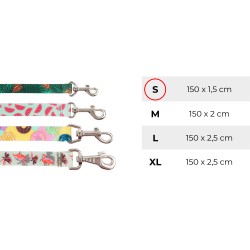 AMIPLAY Smycz regulowana 7 in 1 BeHappy - Flamingo S