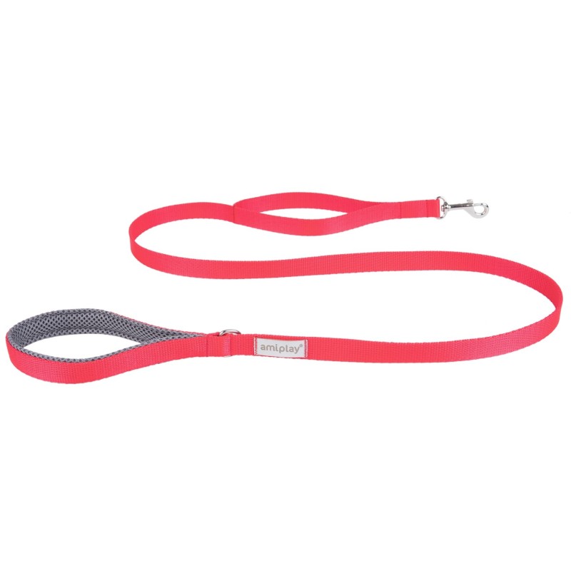 AMIPLAY Smycz Samba - Czerwona XL