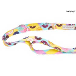 AMIPLAY Smycz regulowana 7 in 1 BeHappy - Donut XL